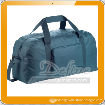 custom logo strong foldaway holdall with carry handles